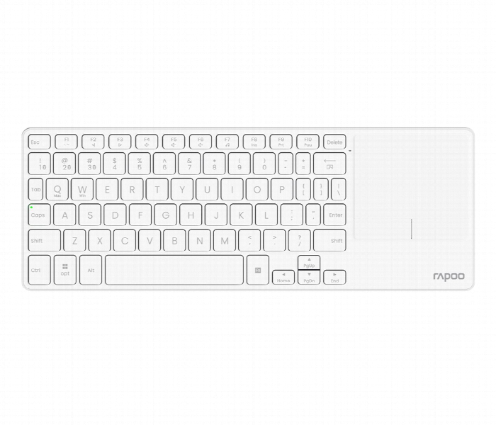 Rapoo E900T Multi Mode Wireless Keyboard Touchpad White - Zoom Image 1