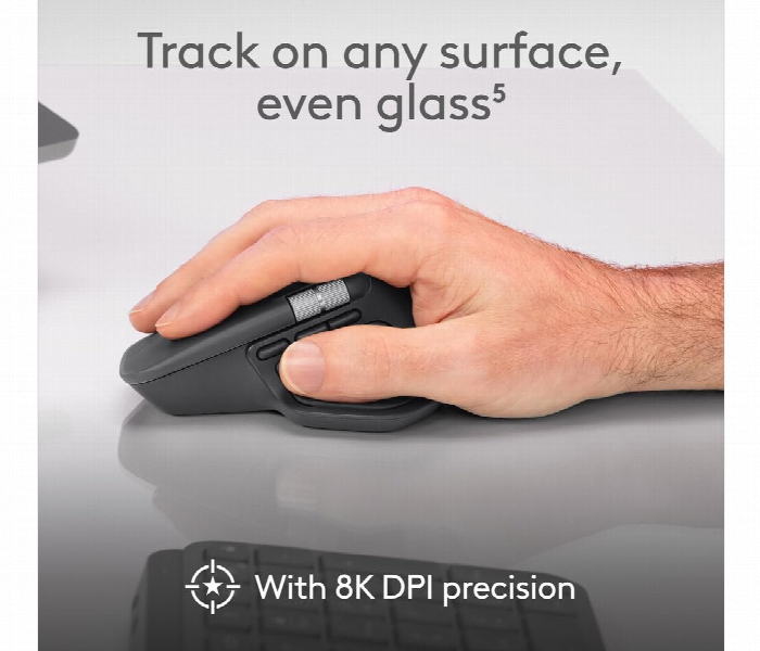 Logitech Mx Master 4 For Mac Wireless Mouse 8K Dpi Haptic Graphite - Zoom Image 4