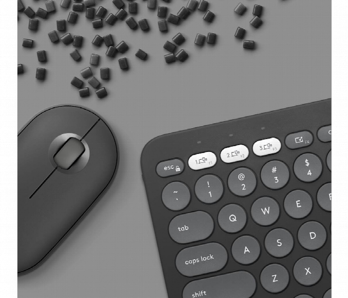 Logitech Pebble 2 Combo Wireless Keyboard Mouse Graphite - Zoom Image 3