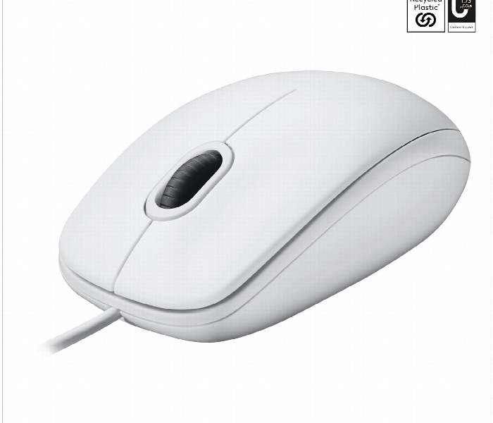 Logitech M100 Wired Usb Mouse 1000 Dpi Optical White - Zoom Image 1