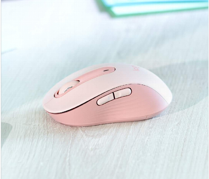 Logitech M650 Wireless Mouse Smartwheel Scrolling 4000Dpi Rose - Zoom Image 2