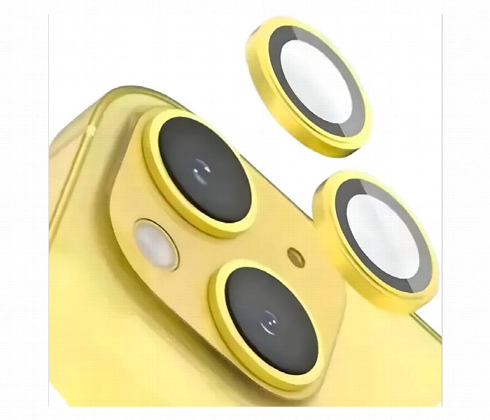 Iphone 14 Plus Yellow Camera Lens Protector - Zoom Image