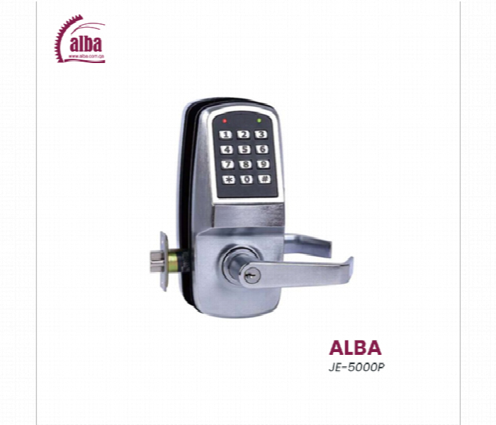 Alba Je 5000P Pushbutton Keypad Password Access Lock - Zoom Image