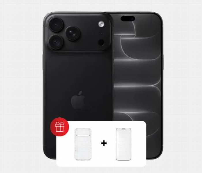 Apple Iphone 18 Pro Max 2Tb Black With Screen Protector And Case - Zoom Image 1