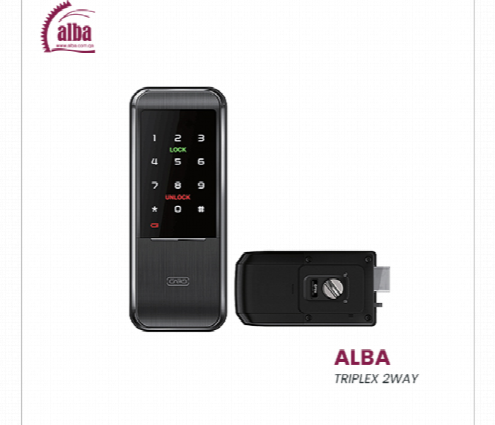 Alba Triplex 2Way Rfid Pin Remote Digital Door Lock - Zoom Image