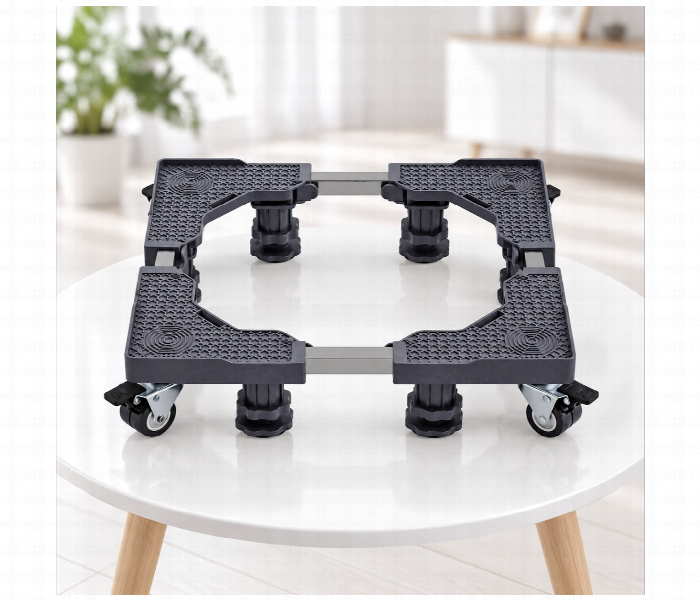 Adjustable Washing Machine And Refrigerator Base Stand With Wheels - Zoom Image 2