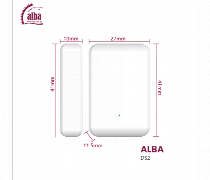 Alba Ds2 Wireless Door Sensor Smart Contact Detector - Zoom Image 3