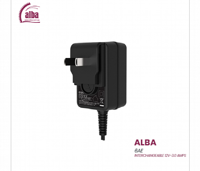 Alba 6Ae Interchangeable 12V 3A Dc Power Adapter - Zoom Image 1