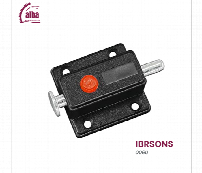 Ibrsons 0060 Plastic Tower Bolt Automatic Door Latch - Zoom Image 1