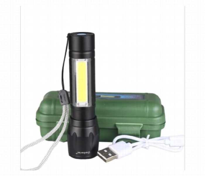 Mini Rechargeable Torch Compact Portable Led Flashlight - Zoom Image 2