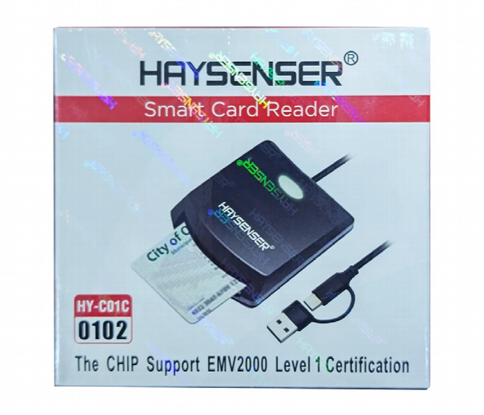 Haysenser Hy C01C Usb Type C Smart Card Reader - Zoom Image