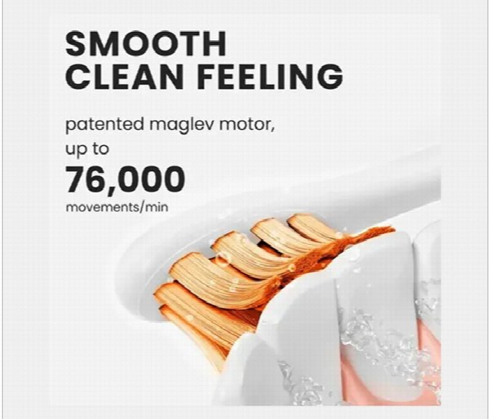 Oclean Flow C01000534 Sonic Toothbrush White 5 Modes - Zoom Image 2