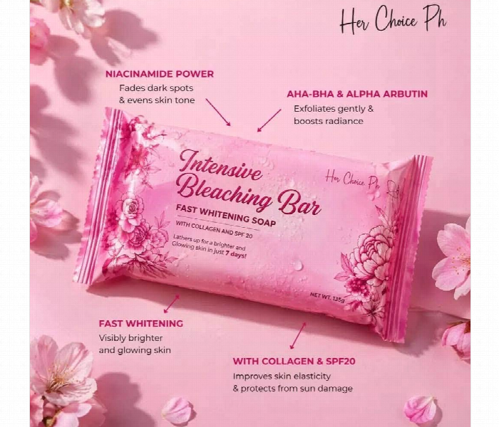 Her Choice Ph Intensive Bleaching Bar 120G - Zoom Image
