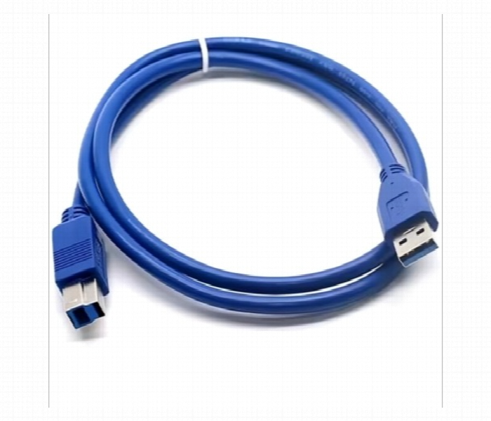 Usb 3 0 Printer Cable 1 5M Blue Type A To Type B 5Gbps - Zoom Image