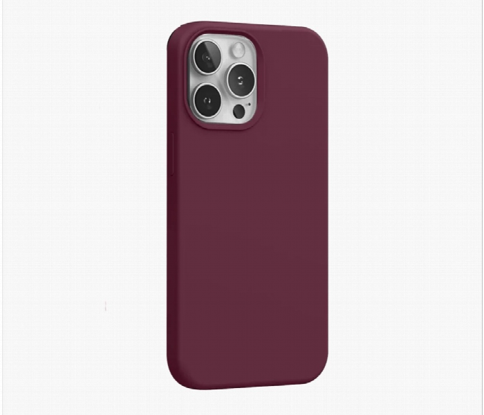 Iphone 16 Pro Max Silicone Case Plum Matte Finish - Zoom Image