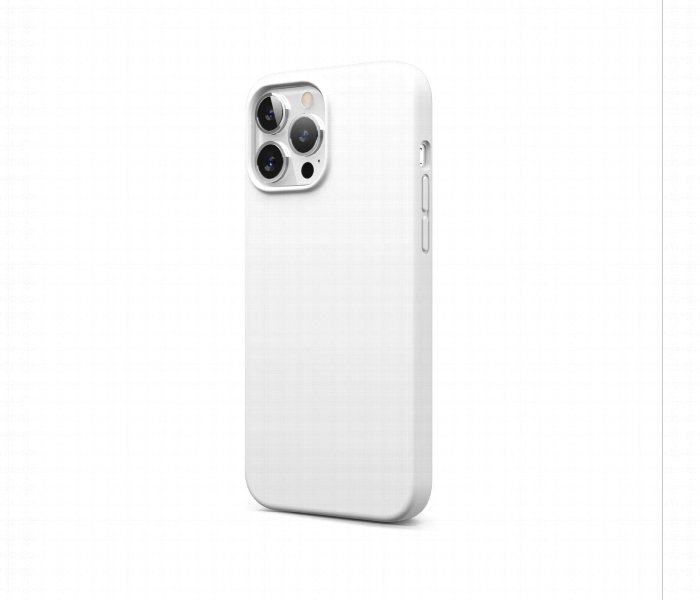 Iphone 16 Pro Max Silicone Case White Matte Finish - Zoom Image