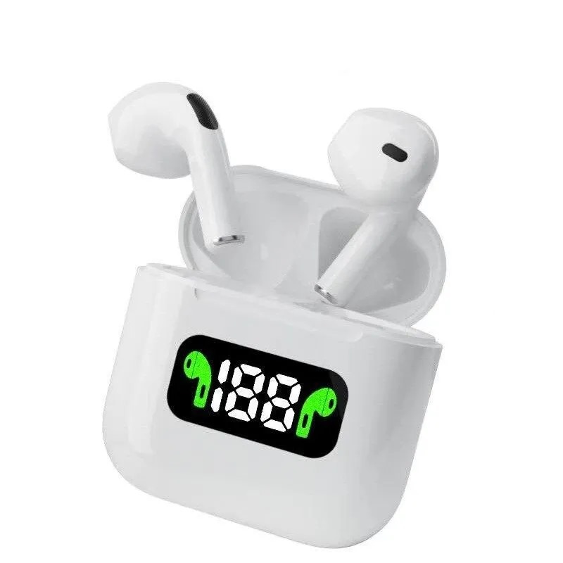 TWS Pro9 Slim Nano Airpod - White - Zoom Image